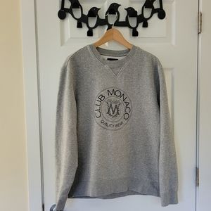 Club monaco heritage crest sweater